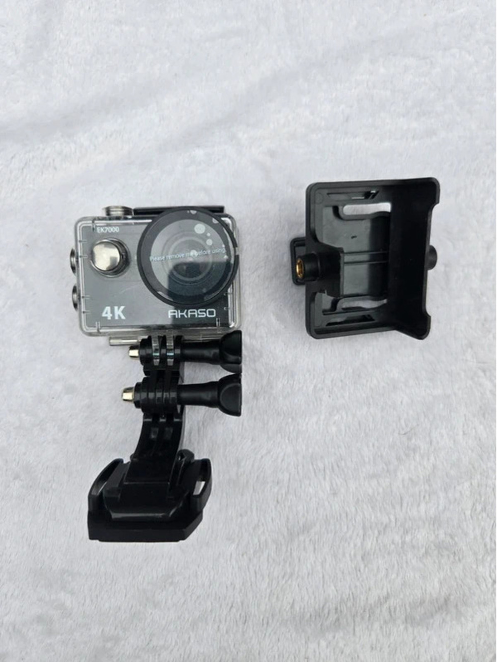 AKASO Ek7000 4K Action Camera w/ Waterproof Case & Mounts – Untested